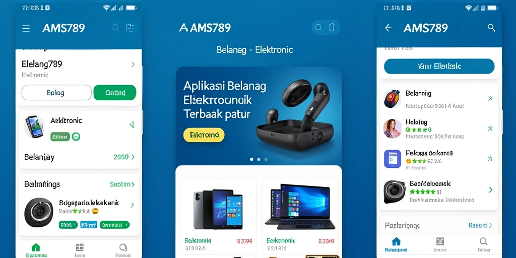Tampilan antarmuka aplikasi AMS789 yang modern dan fungsional.