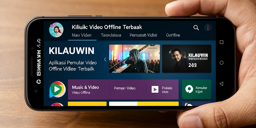 Tampilan antarmuka KILAUWIN yang sederhana dan intuitif.