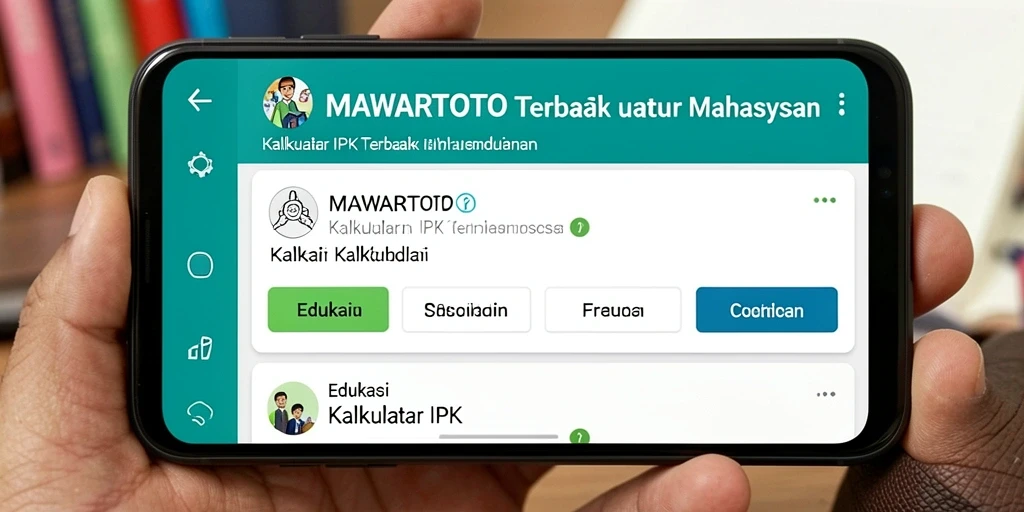 Antarmuka aplikasi MAWARTOTO yang sederhana dan fungsional dalam menghitung IPK.