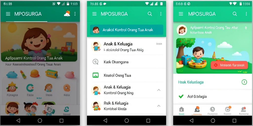 Screenshot MPOSURGA menampilkan antarmuka kontrol orang tua yang intuitif.