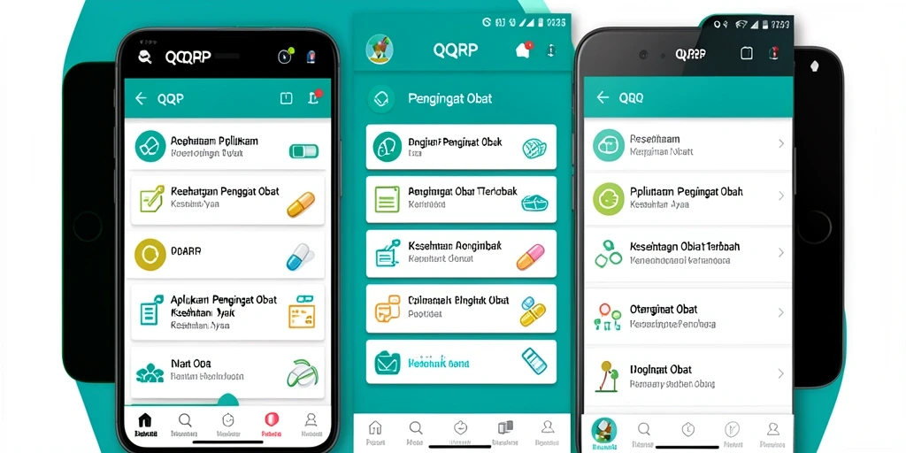 Antarmuka aplikasi QQRP yang menarik dan fungsional.